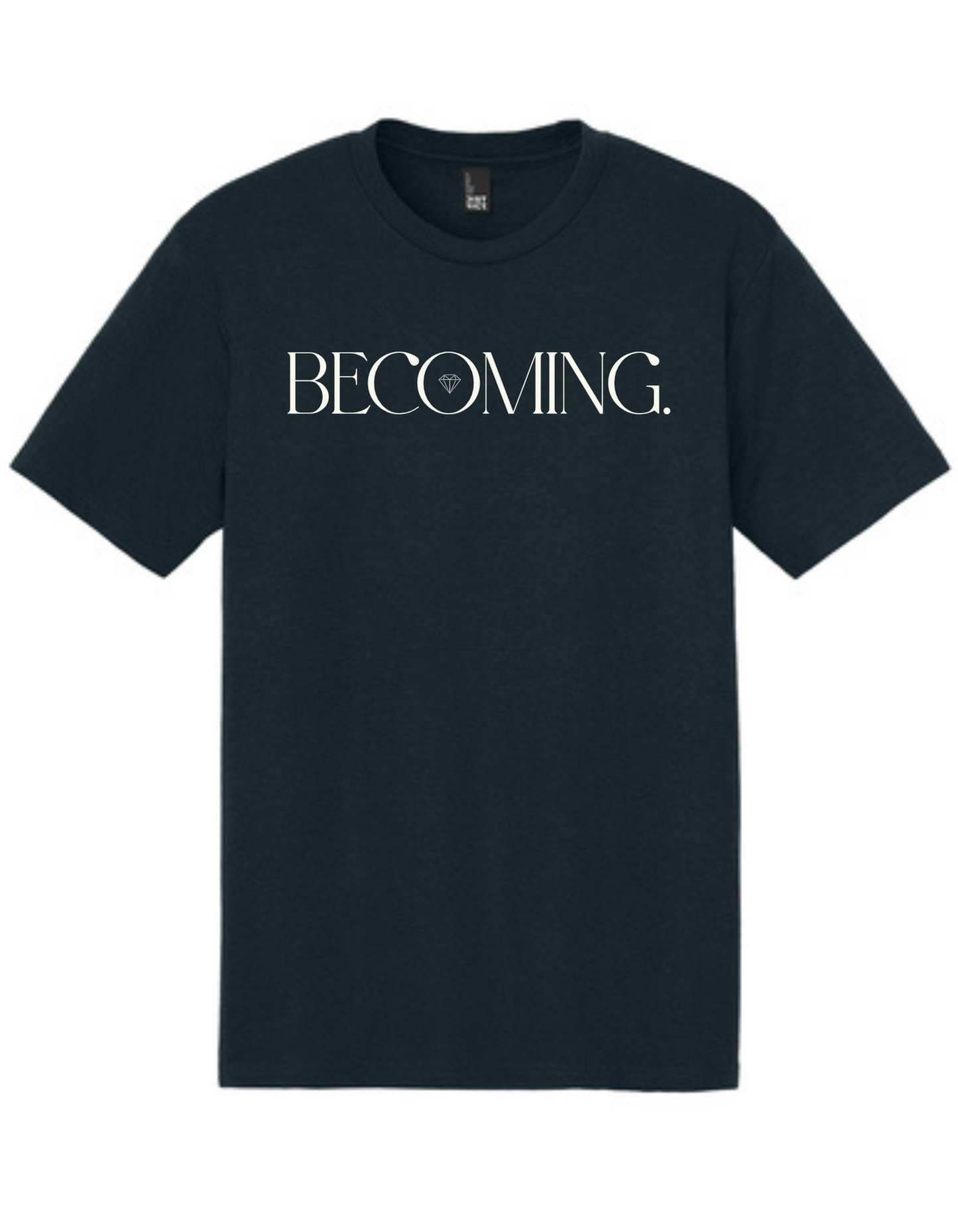 Becoming Graphic Tee in Women's And Unisex Crewneck Styles