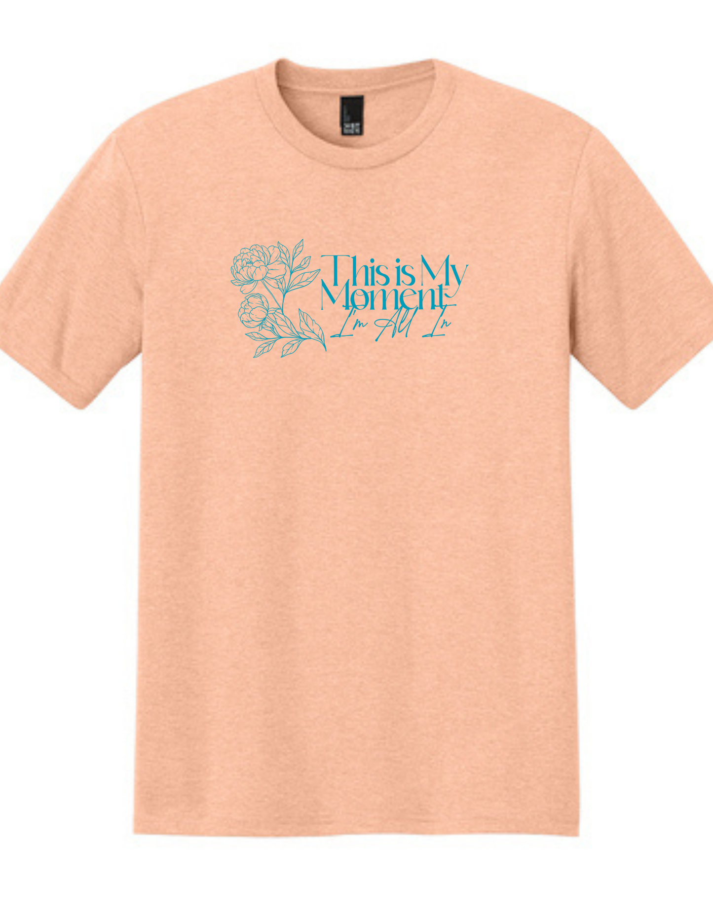 This is My Moment I'm All In! - Women's Vneck and Unisex Crewneck Tee