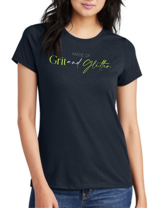 Grit And Glitter Women's Crewneck or Unisex Crewneck Graphic Tee