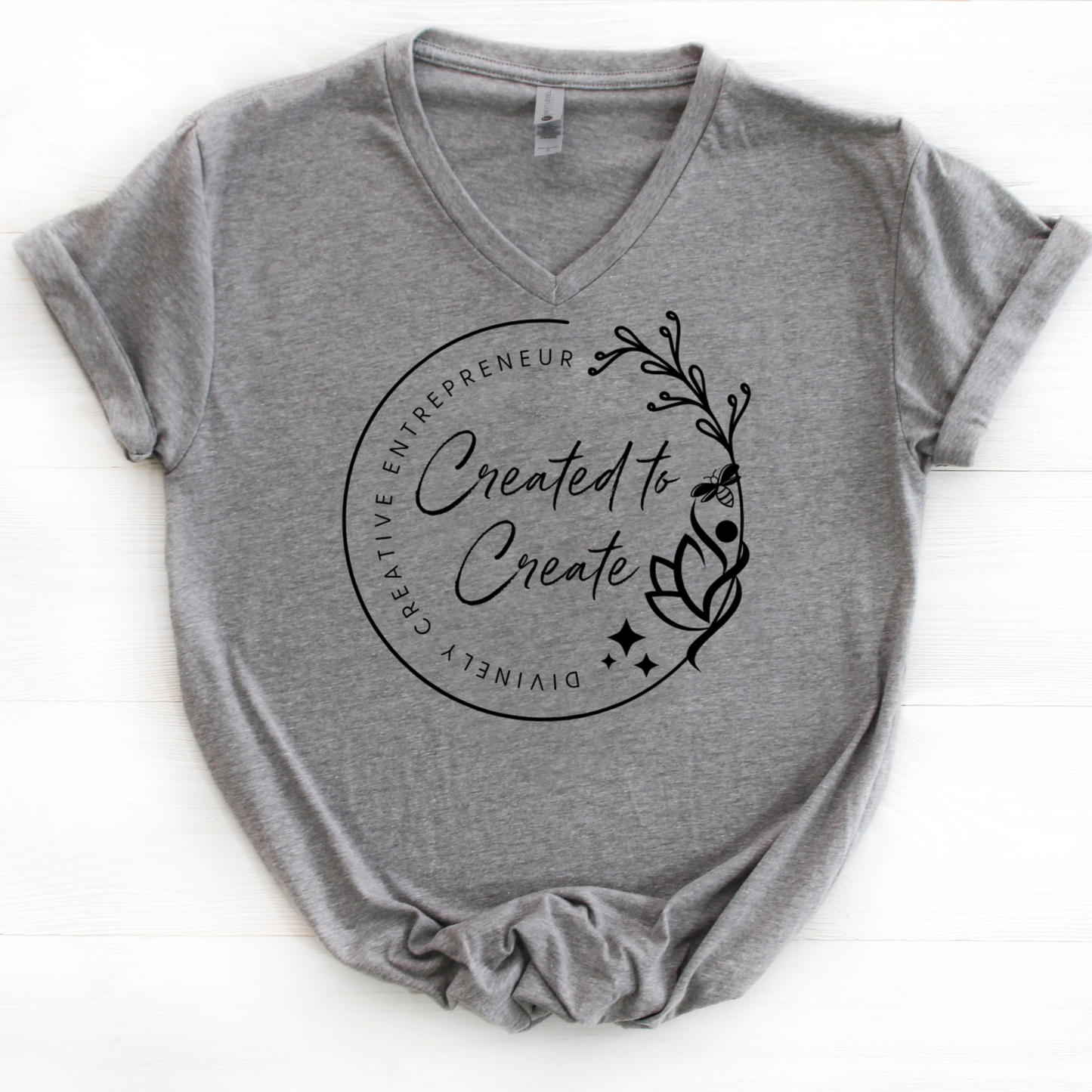 Created to Create - Official Conference Tee -  Order Now for Free Delivery to the Conference!